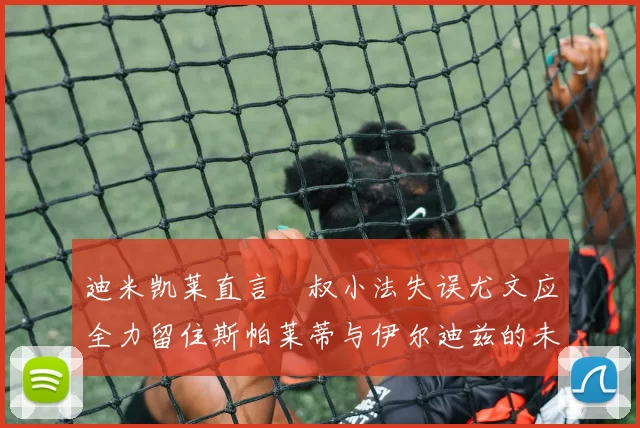 迪米凯莱直言囧叔小法失误尤文应全力留住斯帕莱蒂与伊尔迪兹的未来分析