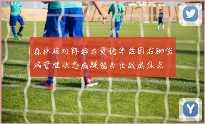 森林狼对阵猛龙爱德华兹因右脚伤病管理状态成疑能否出战成焦点